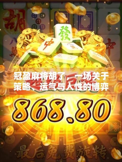 冠盈麻将胡了，一场关于策略、运气与人性的博弈游戏