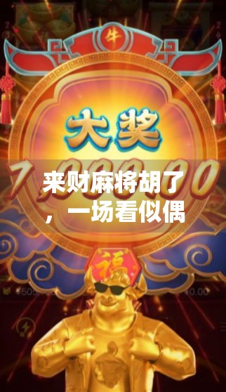 来财麻将胡了，一场看似偶然的胜利，背后藏着怎样的人生启示？