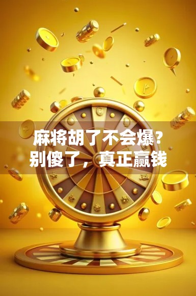 麻将胡了不会爆？别傻了，真正赢钱的人早就看透了这3个底层逻辑！