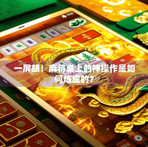 一屏胡！麻将桌上的神操作是如何炼成的？