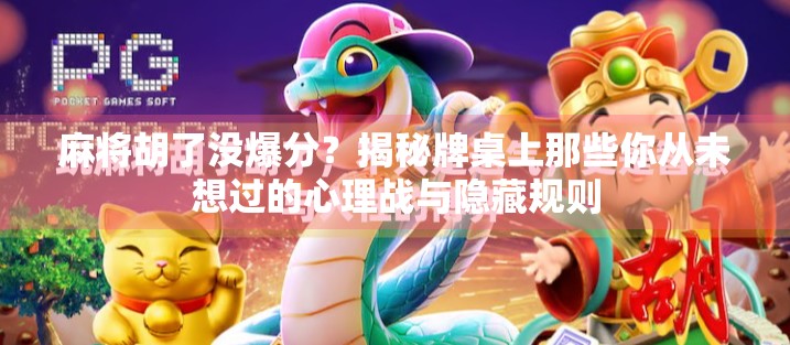 麻将胡了没爆分？揭秘牌桌上那些你从未想过的心理战与隐藏规则