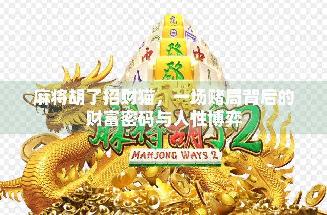 麻将胡了招财猫,一场赌局背后的财富密码与人性博弈 麻将胡了招财猫,一场赌局背后的财富密码与人性博弈