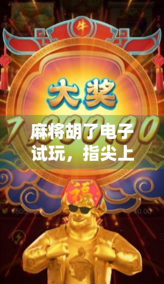 麻将胡了电子试玩，指尖上的传统娱乐，年轻人的新宠？