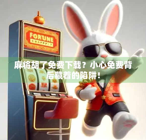 麻将胡了免费下载？小心免费背后藏着的陷阱！