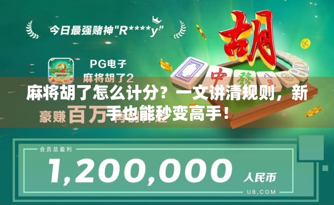 麻将胡了怎么计分？一文讲清规则，新手也能秒变高手！