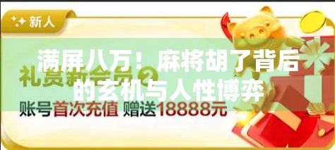 满屏八万！麻将胡了背后的玄机与人性博弈