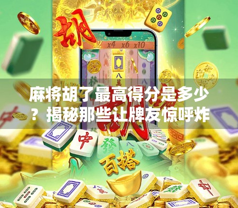 麻将胡了最高得分是多少？揭秘那些让牌友惊呼炸鱼的超级胡法！