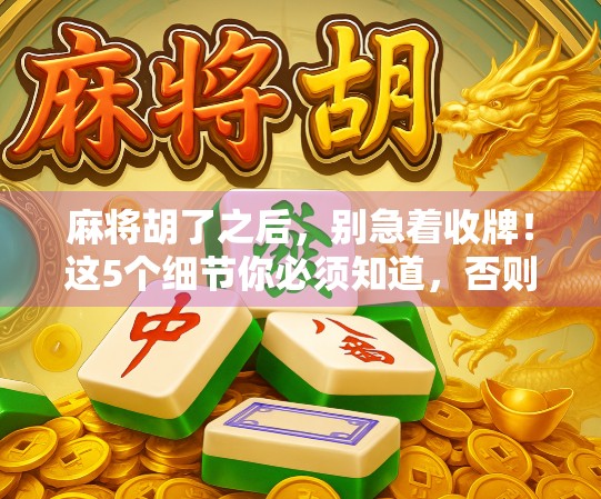 麻将胡了之后，别急着收牌！这5个细节你必须知道，否则容易被坑！