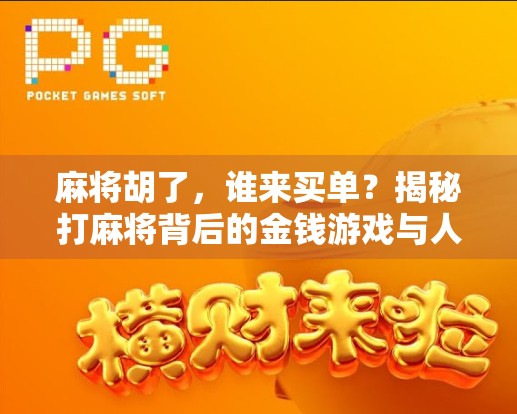 麻将胡了，谁来买单？揭秘打麻将背后的金钱游戏与人性博弈