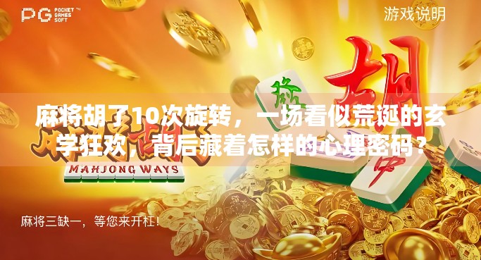 麻将胡了10次旋转，一场看似荒诞的玄学狂欢，背后藏着怎样的心理密码？